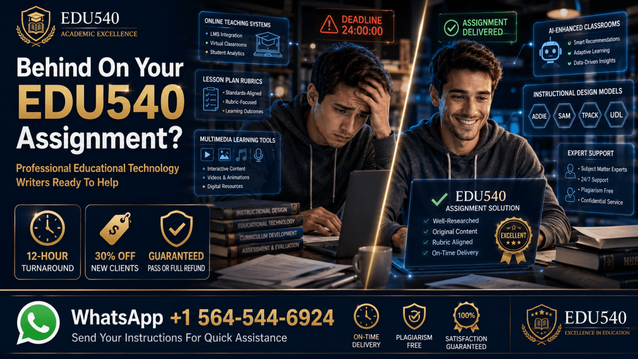 EDU540 Assignment Help