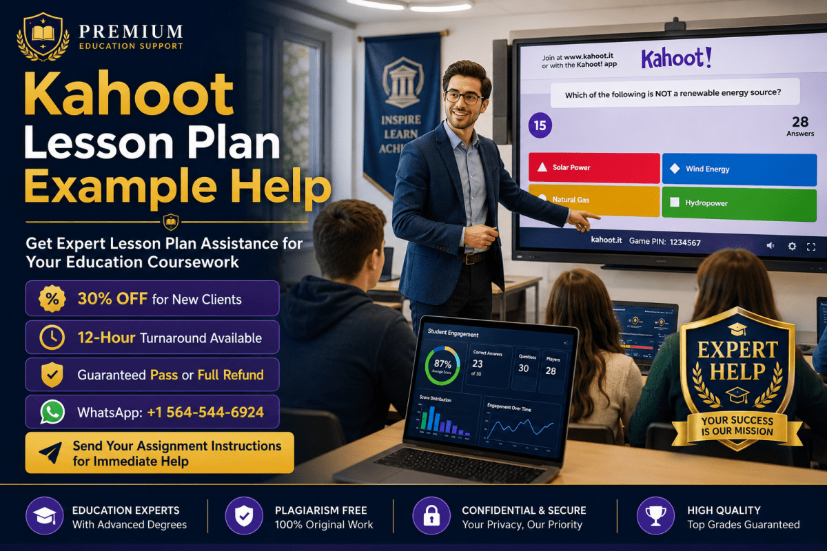 Kahoot Lesson Plan Examples