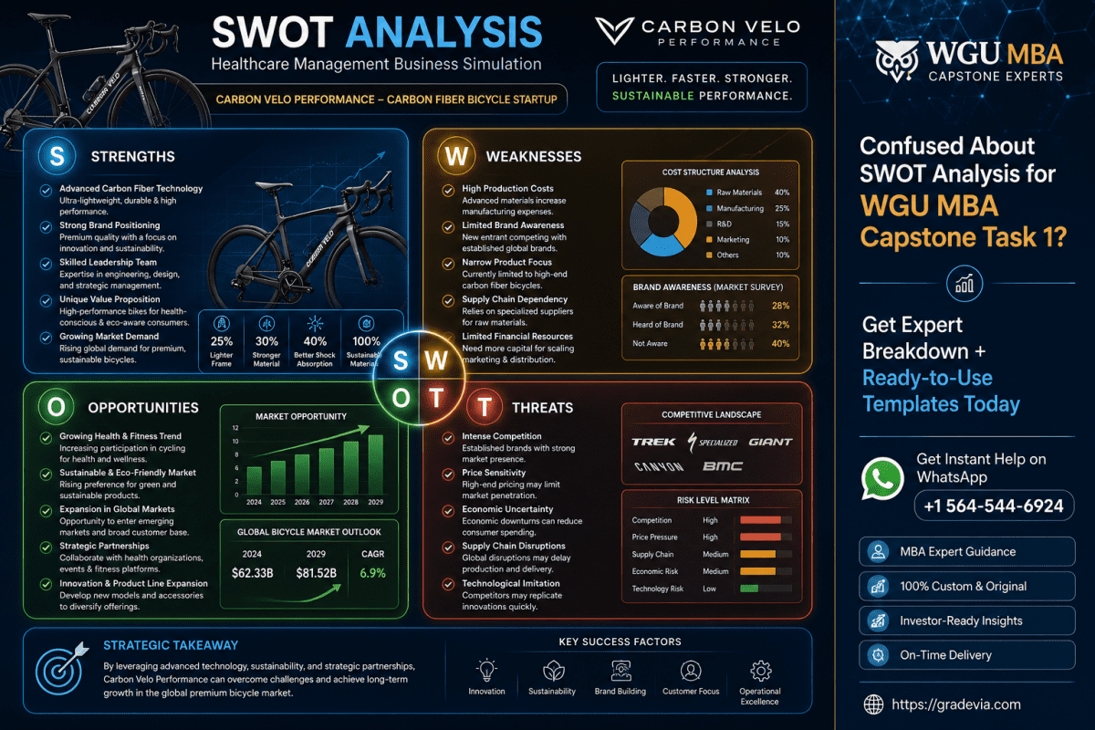 WGU MBA Capstone Task 1 Help: Complete C219 Investor Presentation Guide