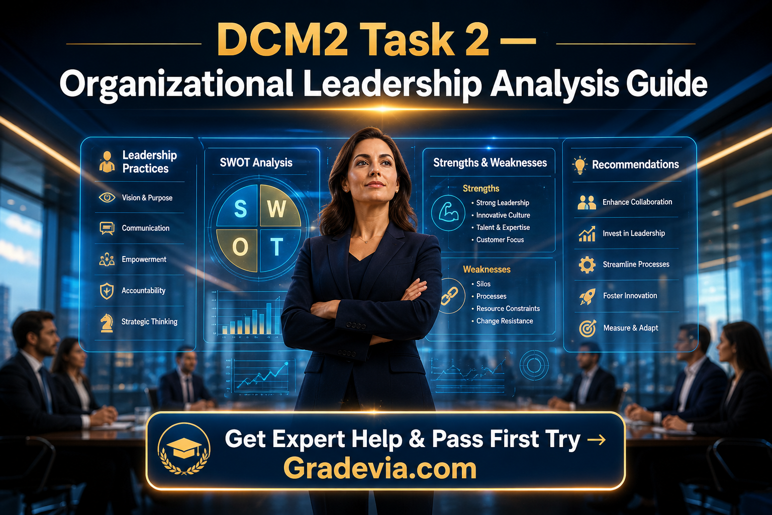 Complete Guide: WGU DCM2 Task 2: Organizational Leadership Analysis and Evaluation