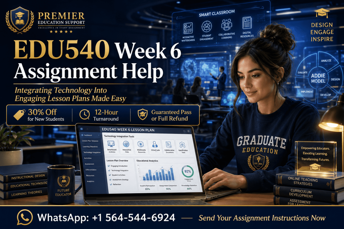 EDU540 Week 6 Assignment Help: Integrating Technology Into Engaging Lesson Plans