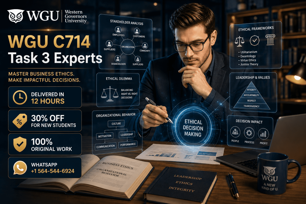 WGU C714 TASK 3: How to Pass Your Business Strategy Presentation on First Attempt + Sample Paper