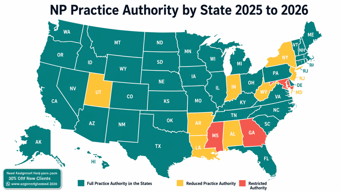 NP practice authority by state 2025