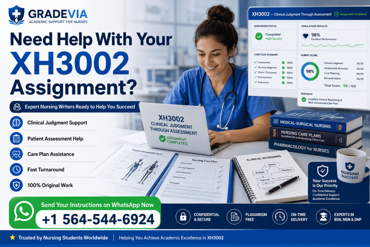 XH3002 Clinical Judgment Through Assessment