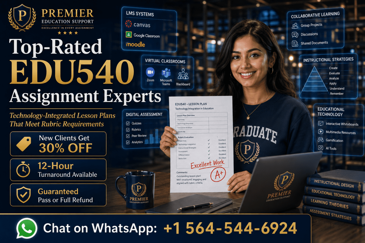 EDU540 Week 6 Assignment Help: Integrating Technology Into Engaging Lesson Plans