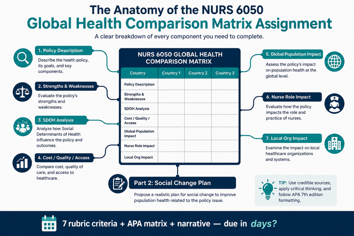 Global Healthcare Comparison Matrix and Narrative Statement