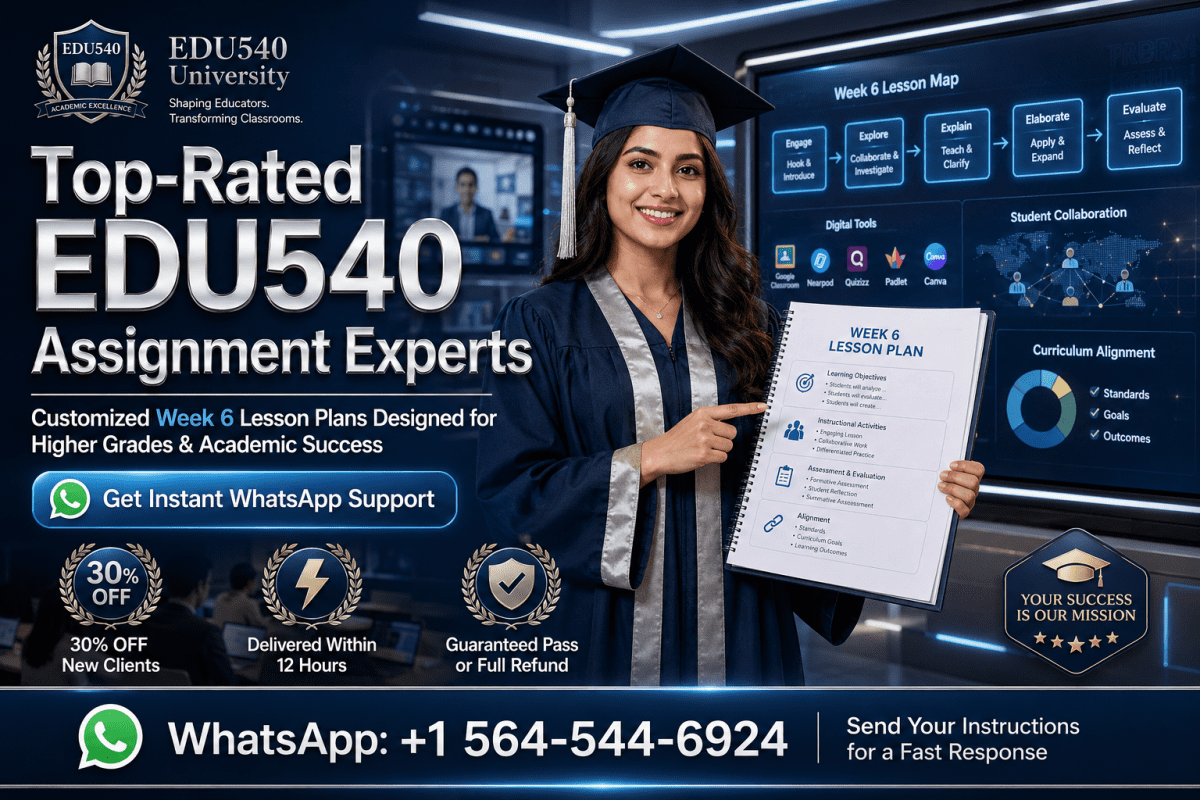 EDU540 Week 6 Lesson Plan Help: Two Lesson Plans Enter; One Lesson Plan Leaves