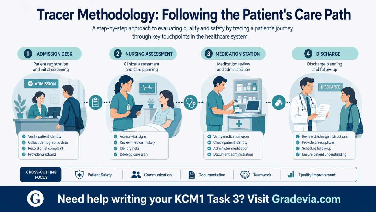 WGU KCM1 Task 3 — Accreditation Audit (Tracer Methodology): Step-by-Step Guide