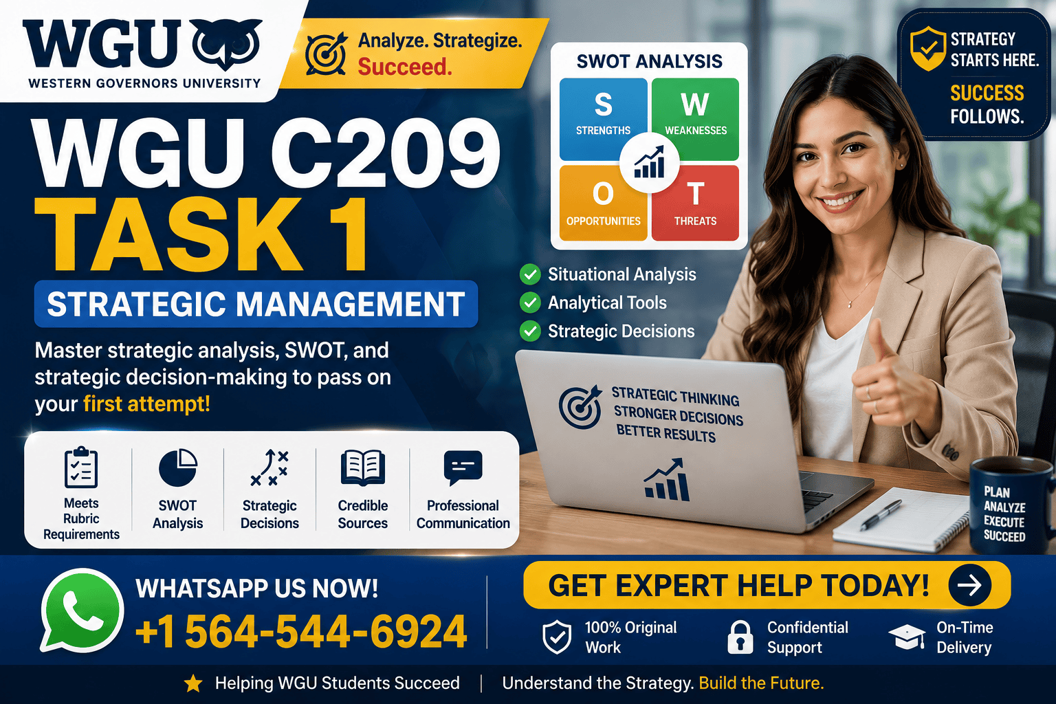 How to Pass WGU C209 Task 1 on Your First Attempt