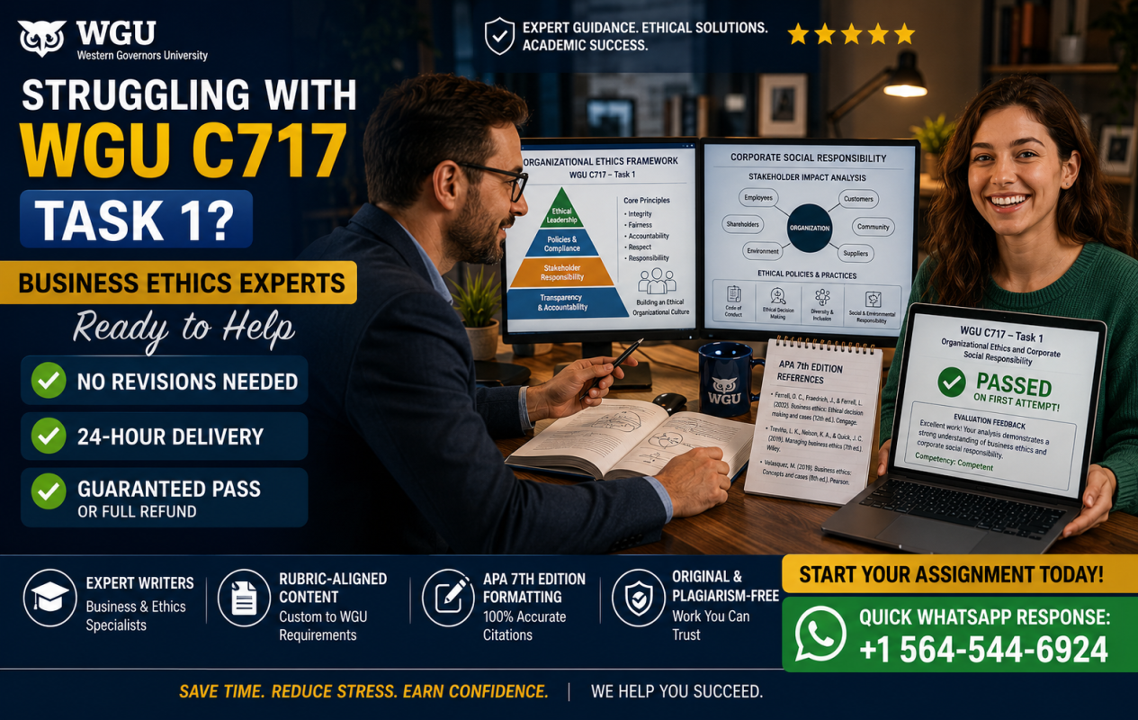 WGU C717 Task 1