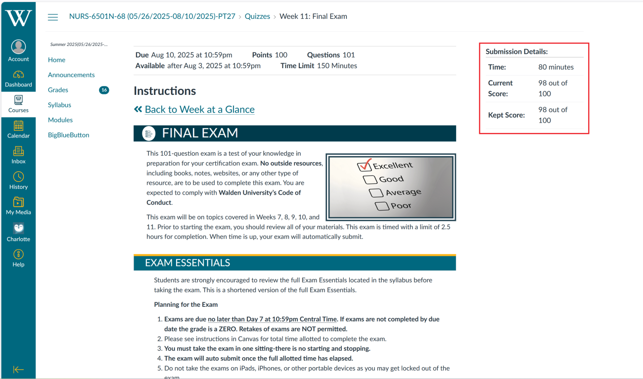 NURS-6501N Week 11 Final Exam