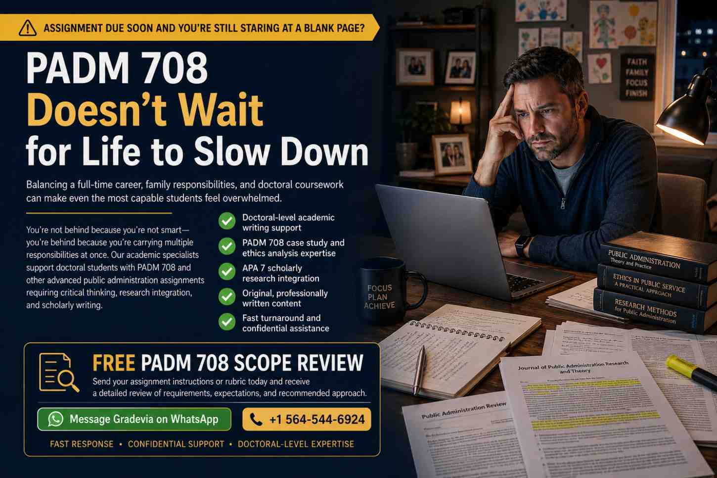 PADM 708 Case Study: Ethics in Urban Planning – Expert Writing Guide + Fully Worked Sample Paper