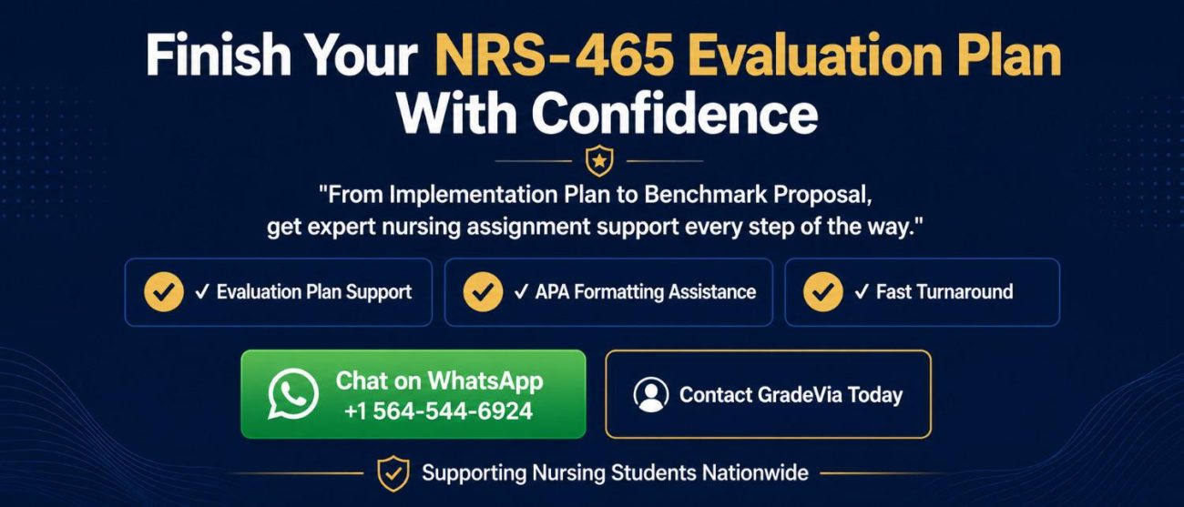 NRS-465 Capstone Change Project Evaluation Plan