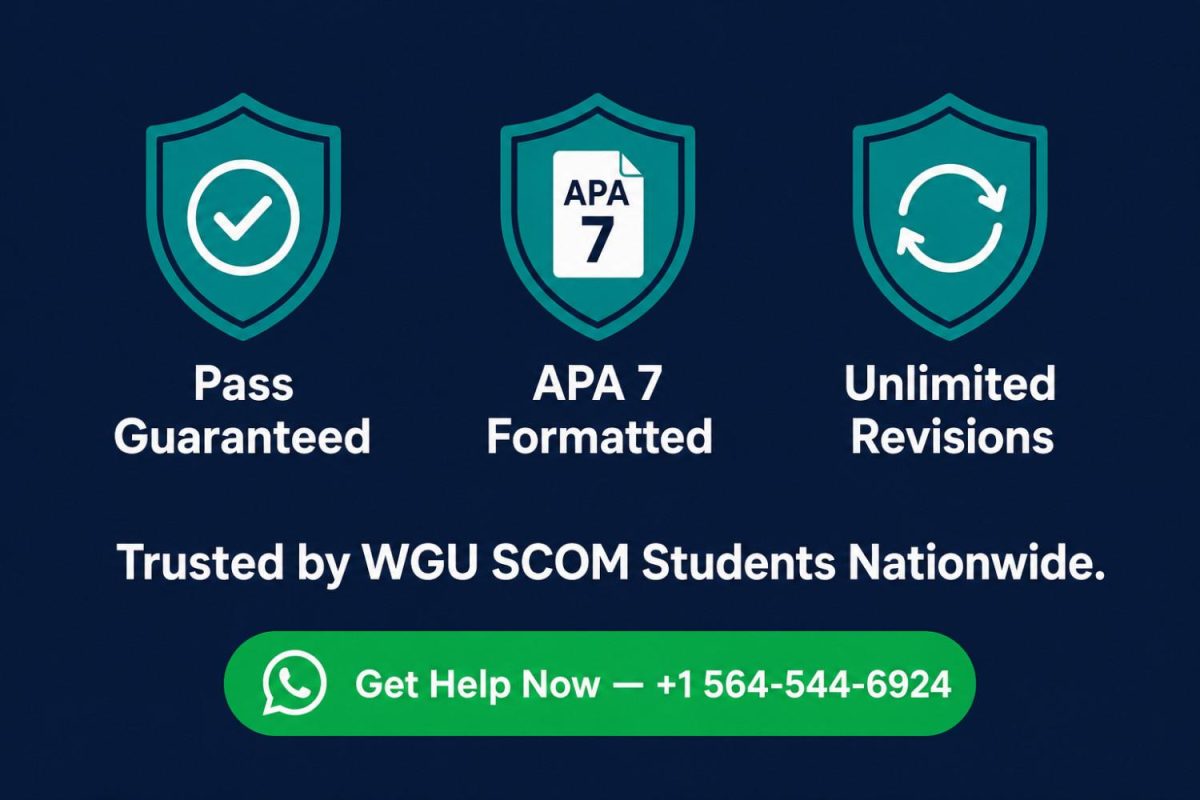 WGU D473 Capstone Help