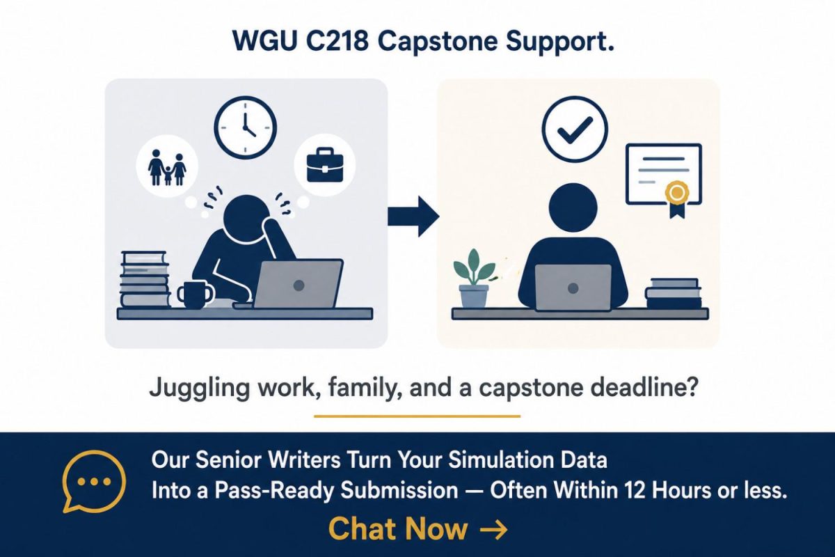WGU C218: Complete Guide to MBA IT Management Capstone (Tasks 1, 2 & 3)
