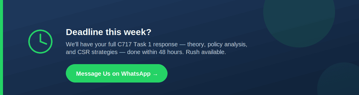 WGU C717 Task 1: TechFite Ethics Case — Done For You