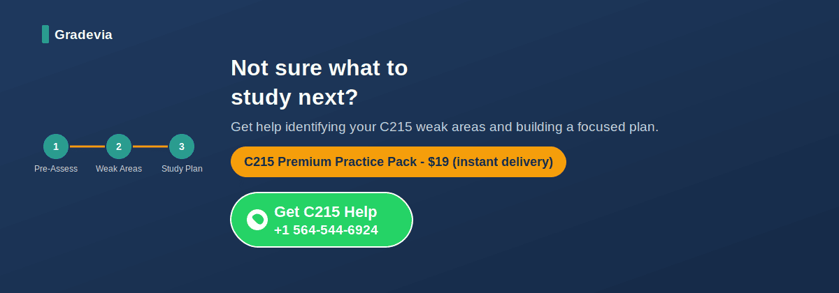 WGU C215 OA Study Guide