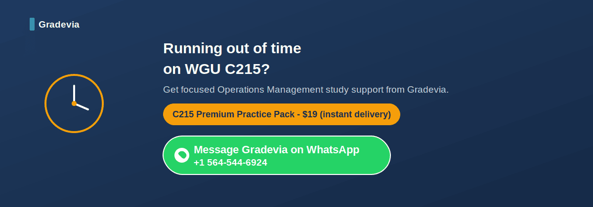 WGU C215