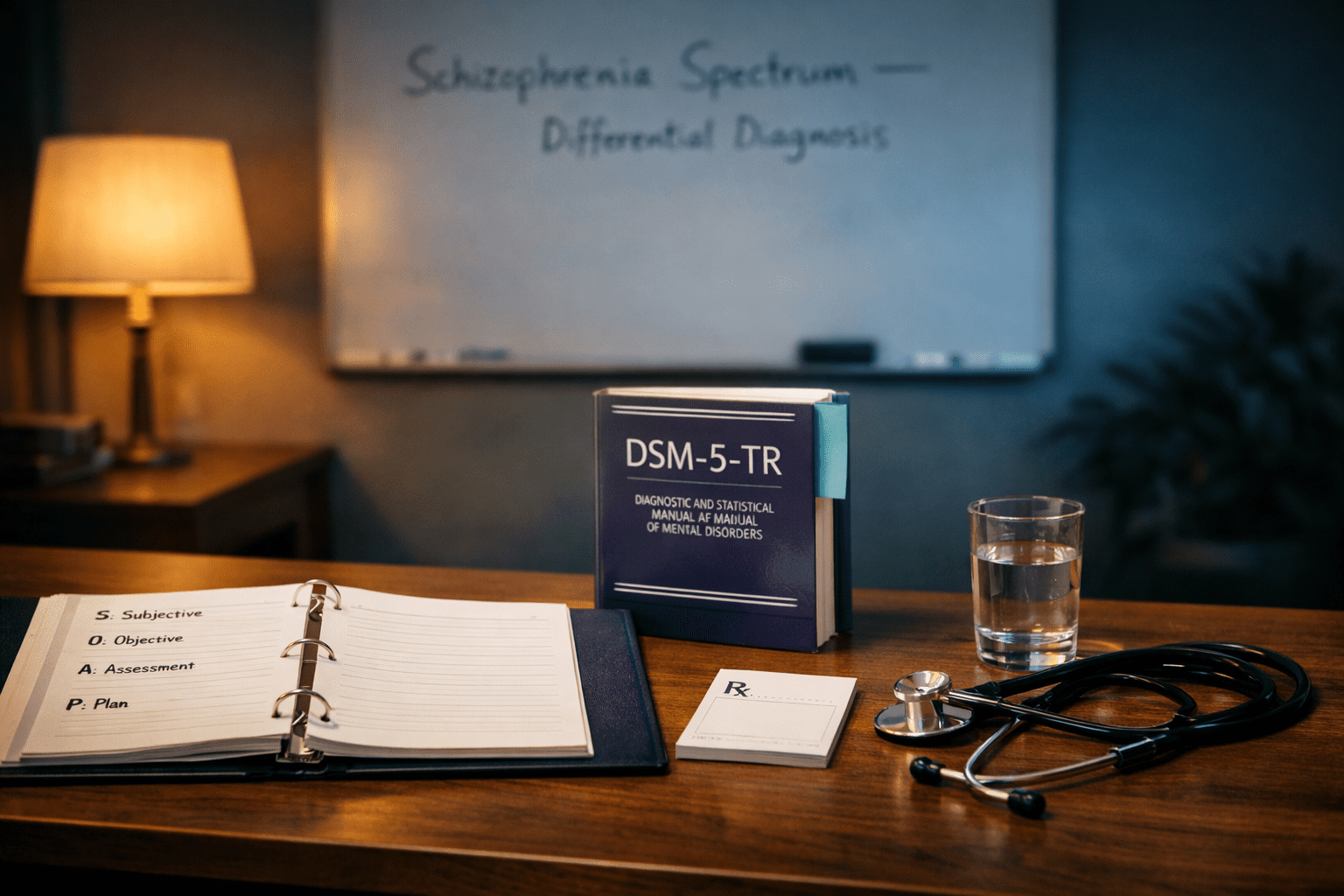 Psychiatric SOAP note template for schizophrenia spectrum disorder — NRNP 6675 Week 5 Sherman Tremaine case study guide