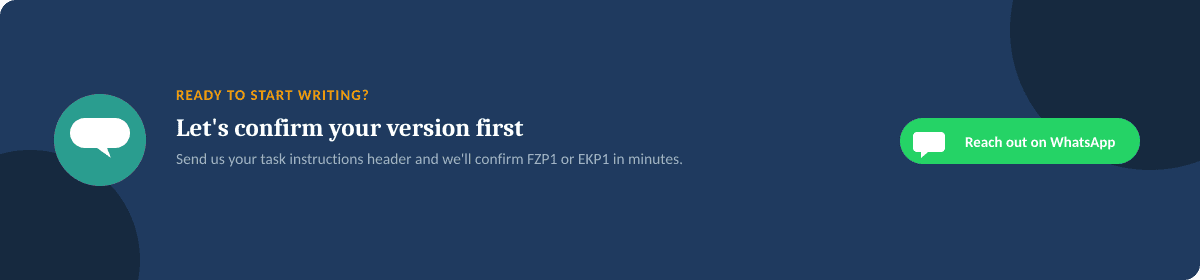 FZP1 vs. EKP1: Which WGU C717 Task 2 Scenario Do I Have?