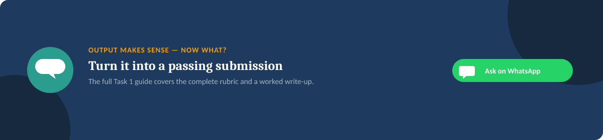 How to Interpret Your WGU C207 Task 1 Regression Output