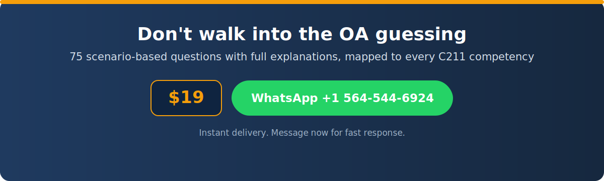 WGU C211 OA